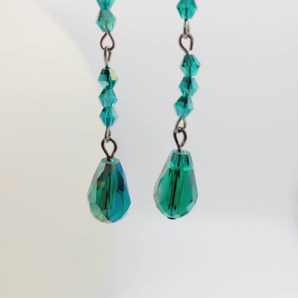 Pair if Chinese Crystal Beaded 3.5